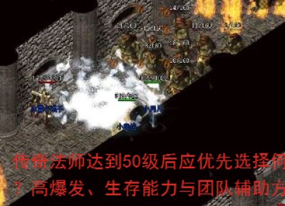 传奇法师达到50级后应优先选择何种装备搭配？高爆发、生存能力与团队辅助方向全面解析