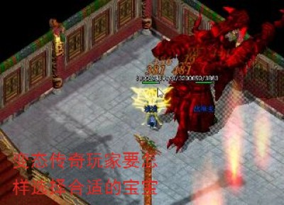 变态传奇玩家要怎样选择合适的宝宝